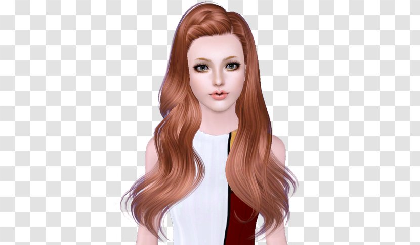 The Sims 3 2 4 Hairstyle - Watercolor - Hair Transparent PNG