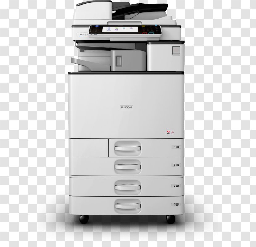 Photocopier Ricoh Multi-function Printer Machine - Drawer Transparent PNG