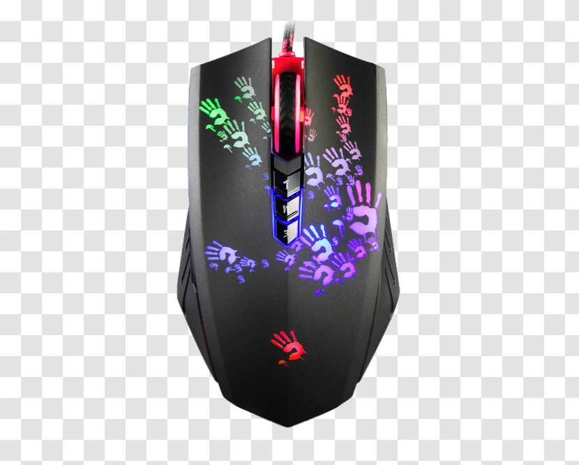 Computer Mouse A4tech Bloody A60 Blazing V-Track Core 2 Gaming Keyboard USB - Dots Per Inch Transparent PNG