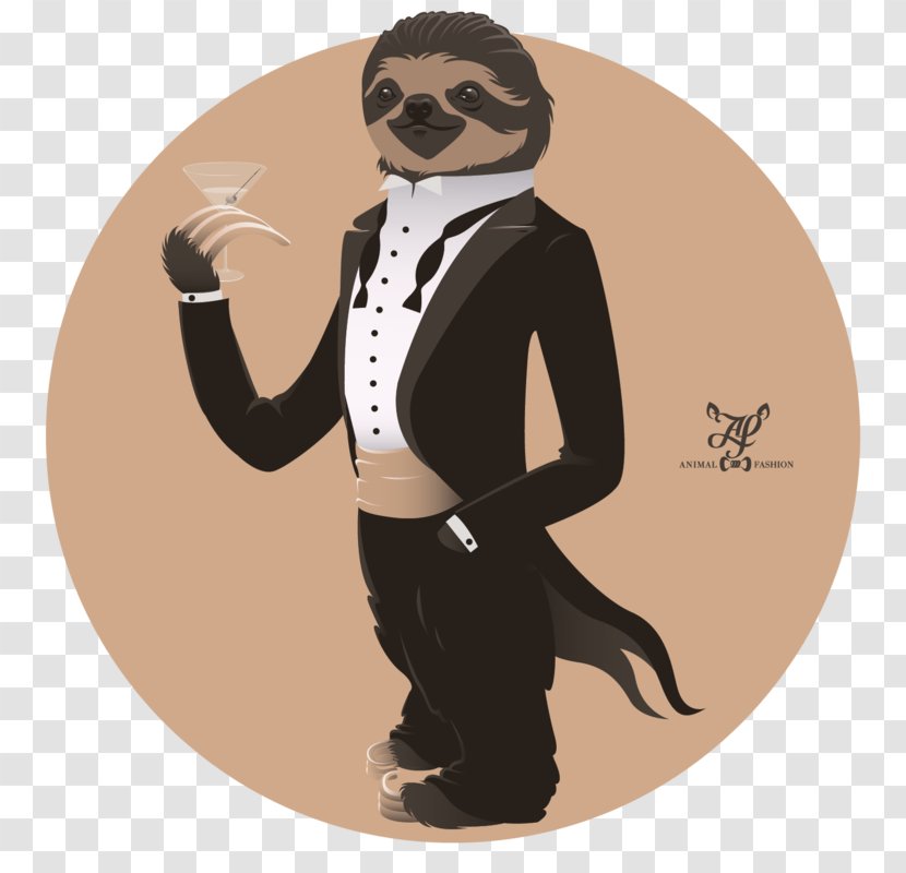 Sloth Fashion Sid Animal - Smoking - Sloths Vector Transparent PNG