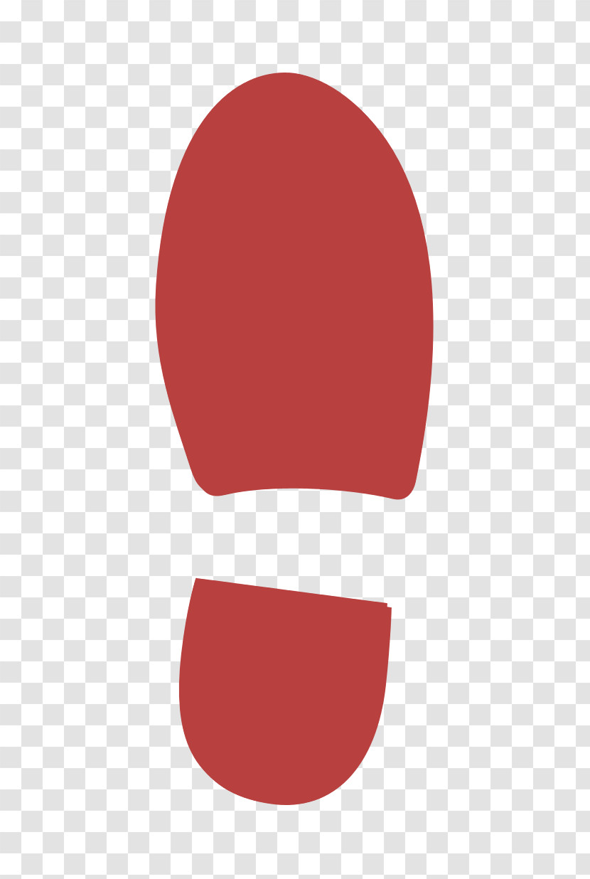 Icon Right Shoe Footprint Icon Footprint Icon Transparent PNG