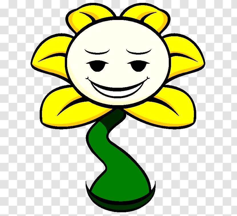 Undertale Flowey Android - Black And White - Surprise Transparent PNG