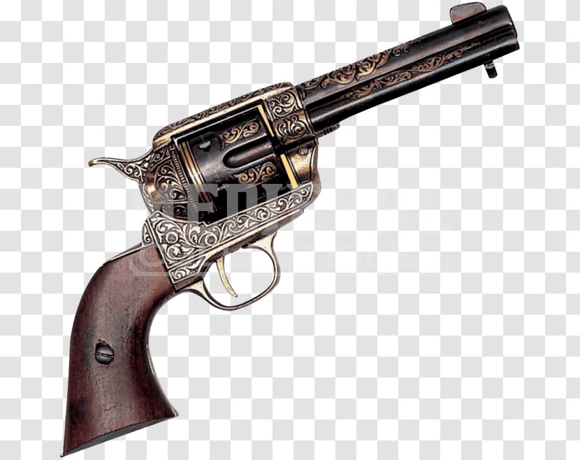 American Frontier Revolver Firearm Pistol Fast Draw - M1911 - Weapon Transparent PNG
