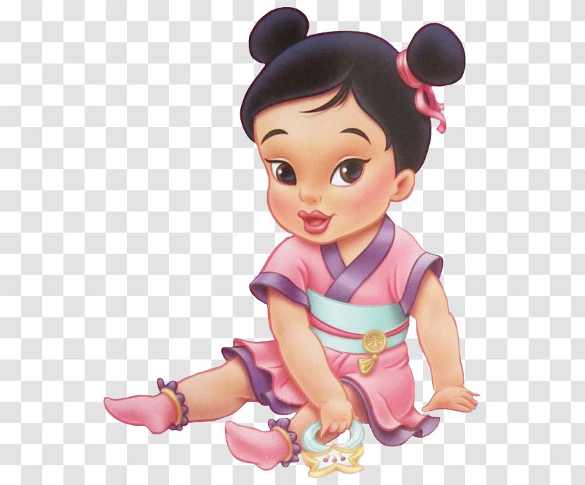 Fa Mulan Rapunzel Minnie Mouse Mushu - Doll - Baby Transparent PNG