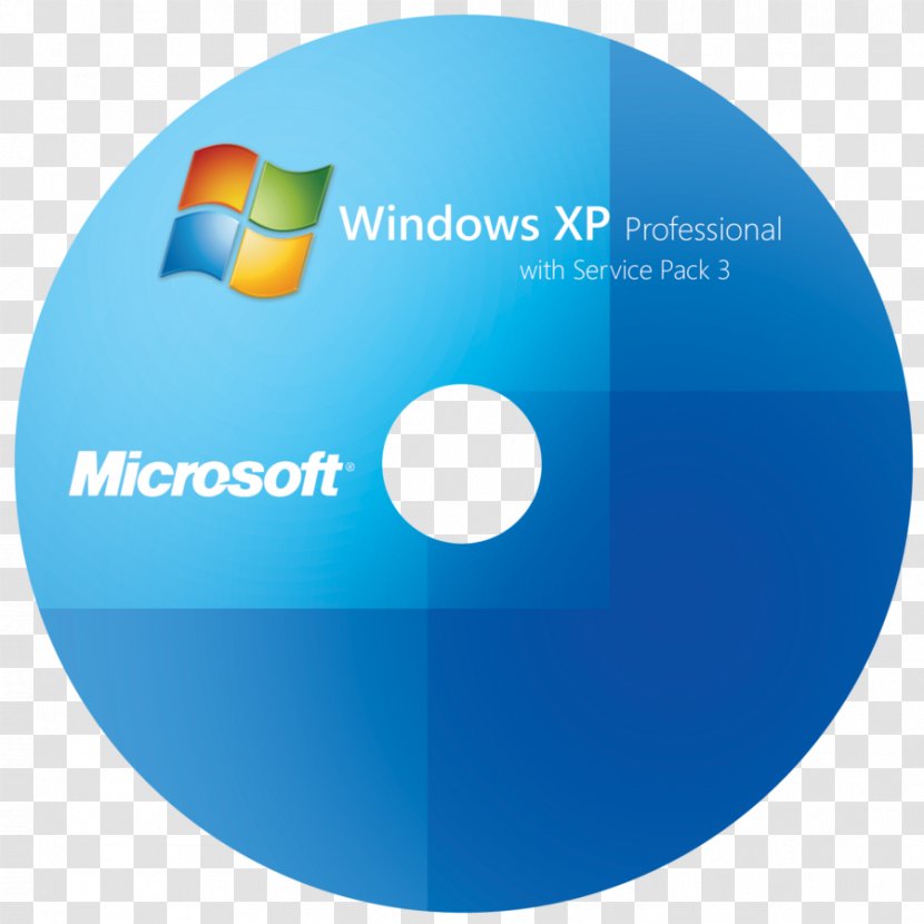 Windows XP Microsoft 7 Service Pack Compact Disc - Technology - CD Cover Pic Transparent PNG