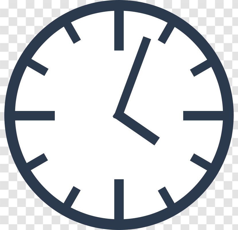 Alarm Clock Clip Art - Simple Symbol Cliparts Transparent PNG