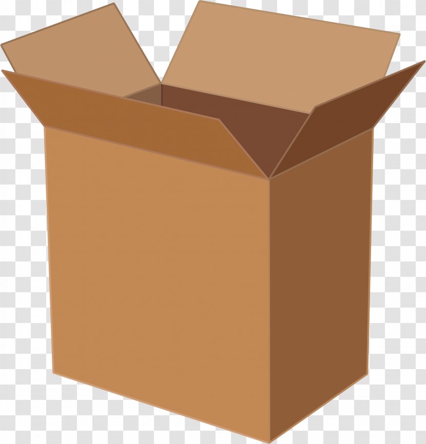 Cardboard Box Clip Art Transparent PNG