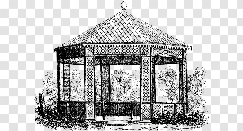 Gazebo Table Drawing Clip Art Transparent PNG