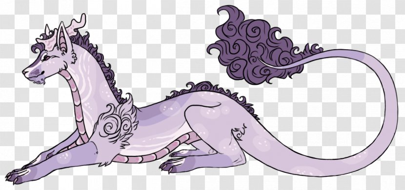 Cat Mane Dragon Cartoon - Tail Transparent PNG