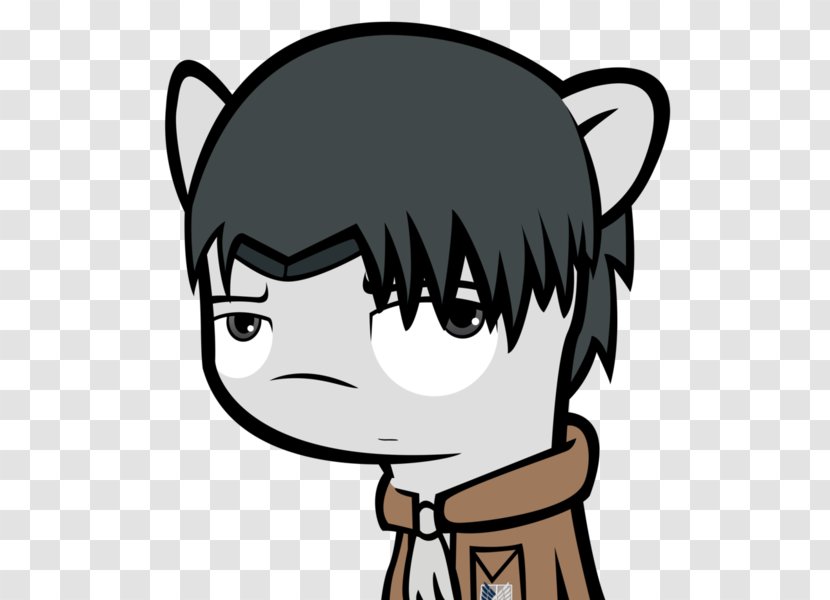 Cat Pony Horse Levi Attack On Titan - Silhouette Transparent PNG