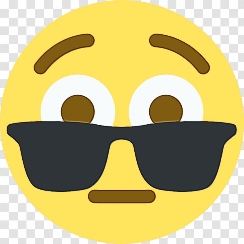 Smiley Face Background - Sunglasses - Personal Protective Equipment Headgear Transparent PNG