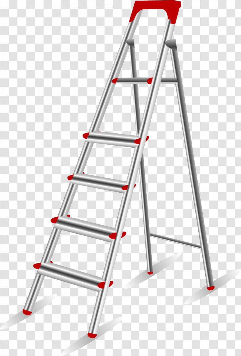 Tool Illustration - Material - Vector Painted Ladder Transparent PNG