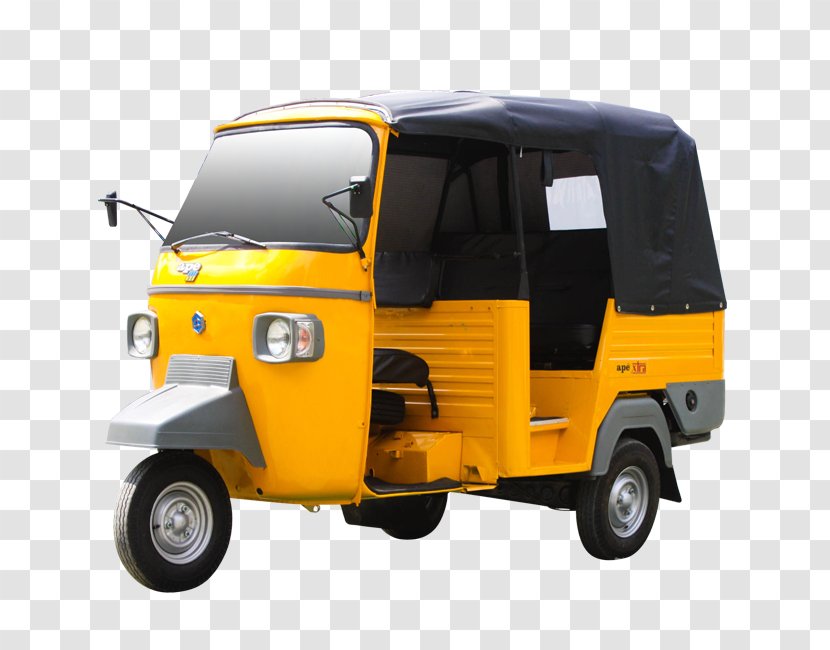 Piaggio Ape Auto Rickshaw Car Bajaj - Compact Van Transparent PNG