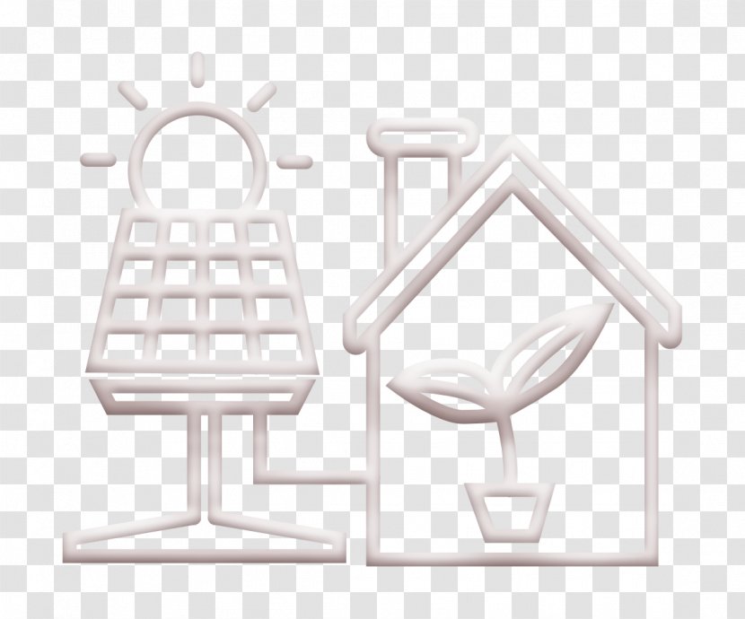 Eco Icon Electric Electricity - Solar Panel - Signage Architecture Transparent PNG