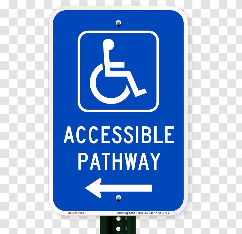Disabled Parking Permit Disability Car Park Accessibility - Street - Wheelchair Transparent PNG
