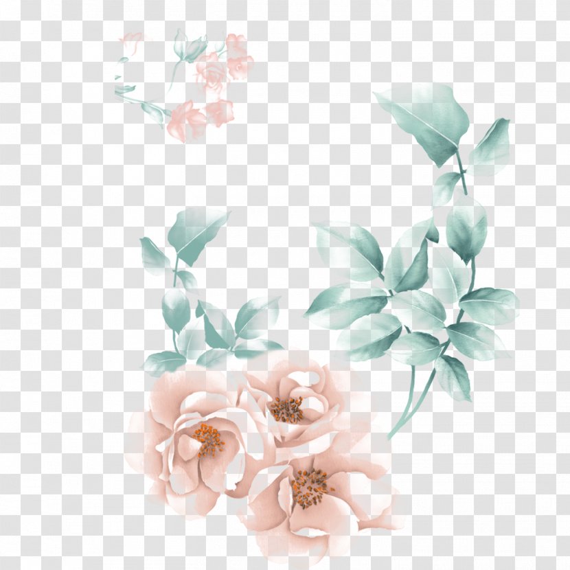 Border Flowers Download Computer File - Artificial Flower - Rich Pink Transparent PNG