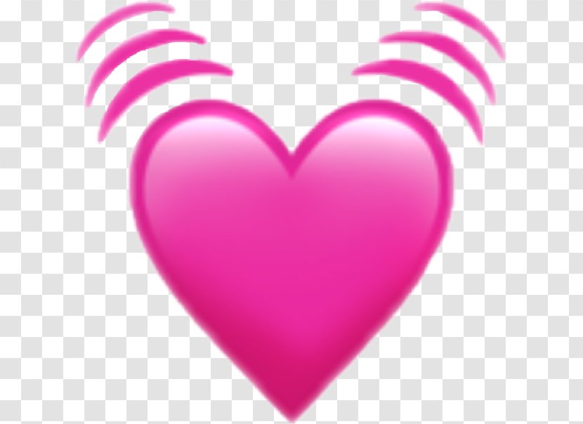 Emoji Domain Heart Love Sticker - Cartoon Transparent PNG