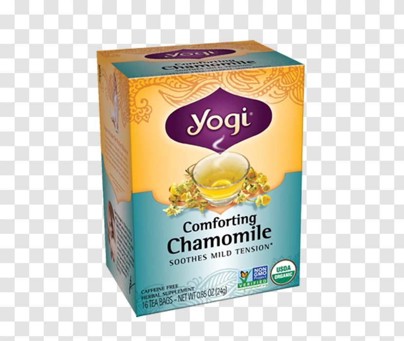 Green Tea Kombucha Organic Food Yogi - Chamomile Transparent PNG