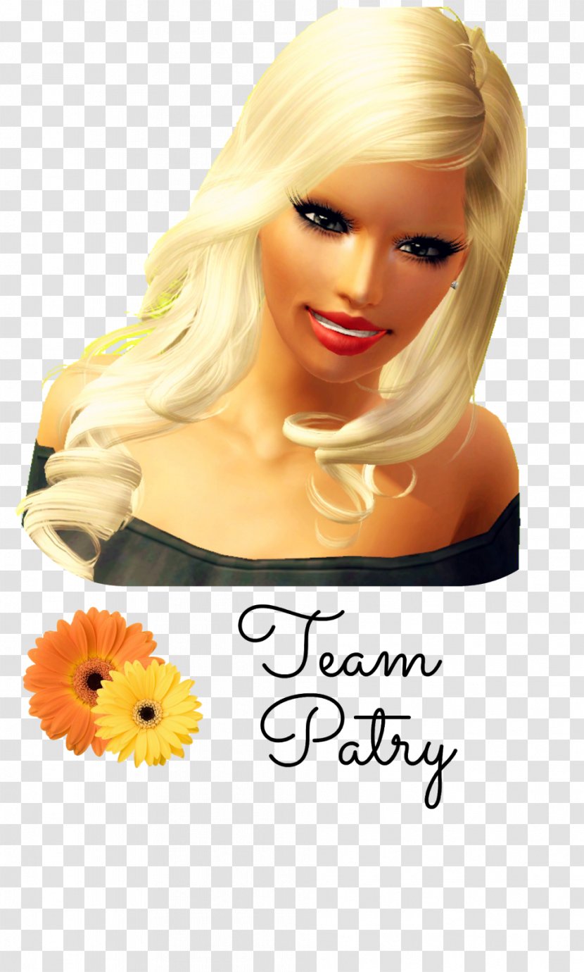 Blond Hair Coloring Wig Transvaal Daisy - Patry Transparent PNG