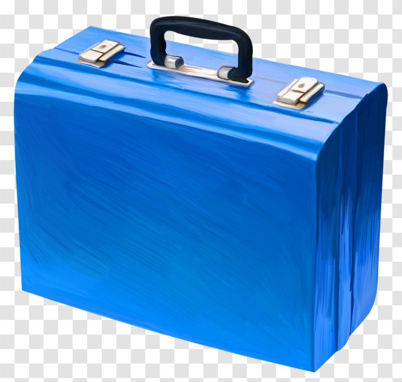 Suitcase Blue Transparent PNG