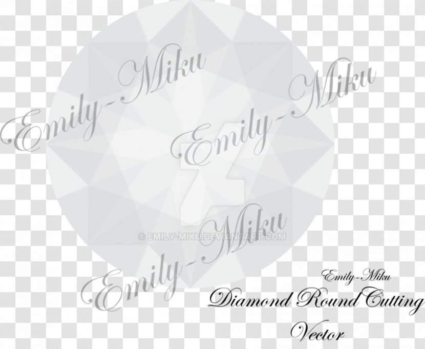 Crystal Circle Font - Text - Cut Vector Transparent PNG