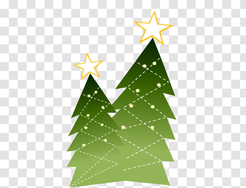 Pine Flat Design - Fir - Vector Cartoon Christmas Tree Transparent PNG