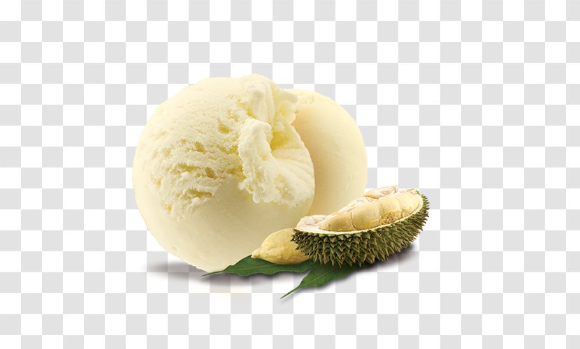 Chocolate Ice Cream Gelato Cake Durian - Vanilla Transparent PNG