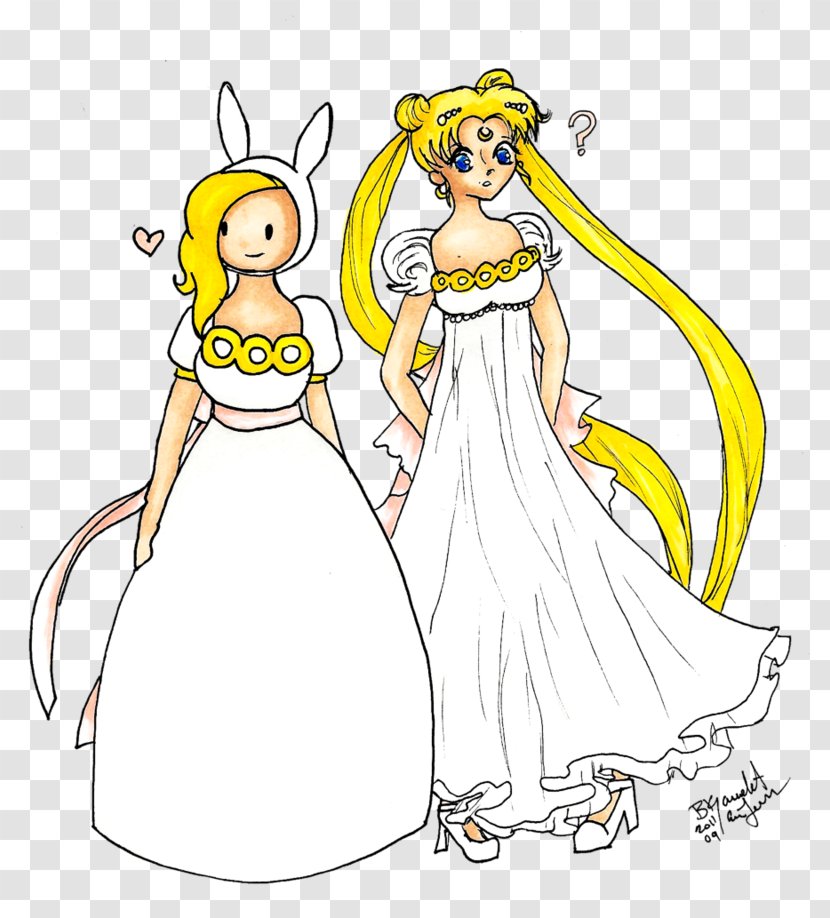 Dress Sailor Moon Fionna And Cake Finn The Human Drawing - Male Transparent PNG