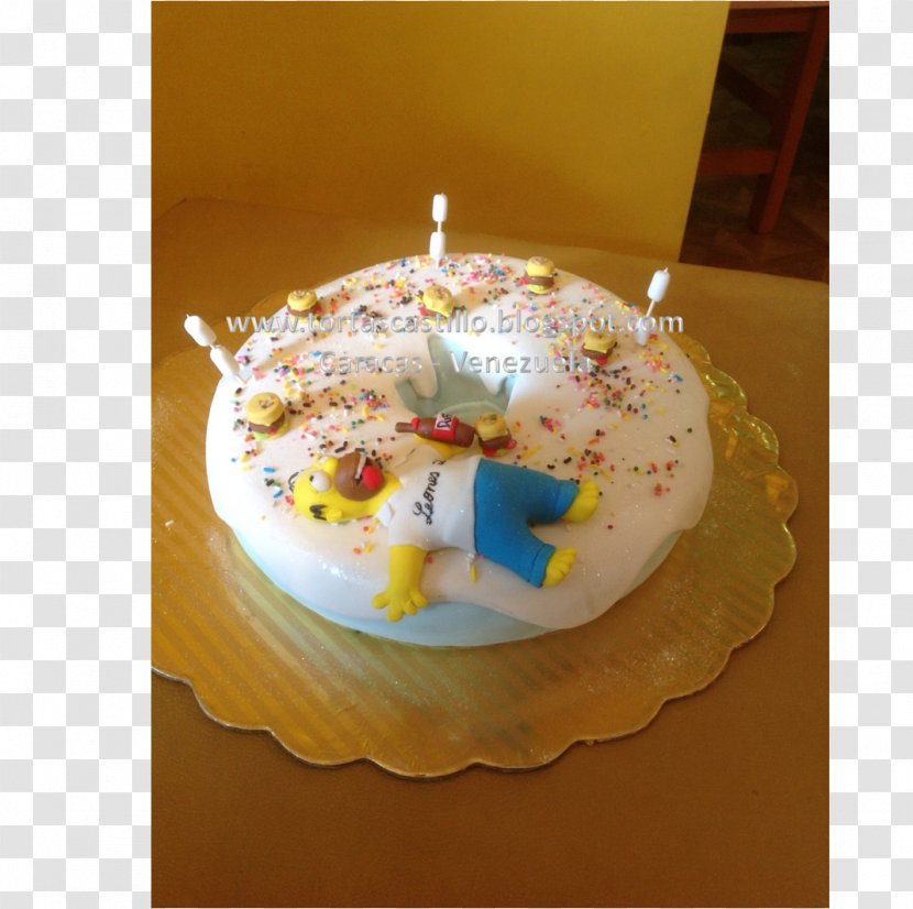 Frosting & Icing Torte Birthday Cake Sugar - Homero Transparent PNG
