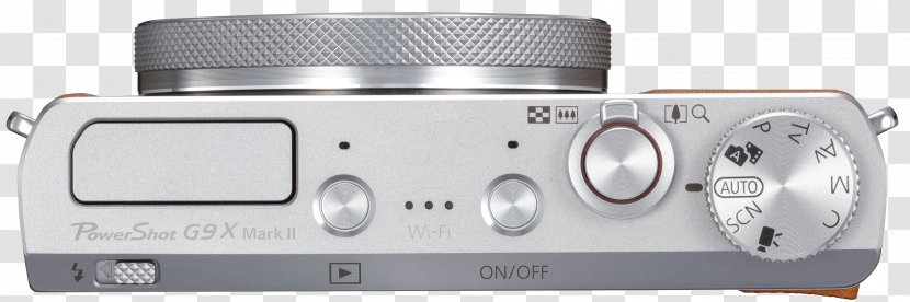 Canon PowerShot G9 X Mark II (Silver) Point-and-shoot Camera Transparent PNG