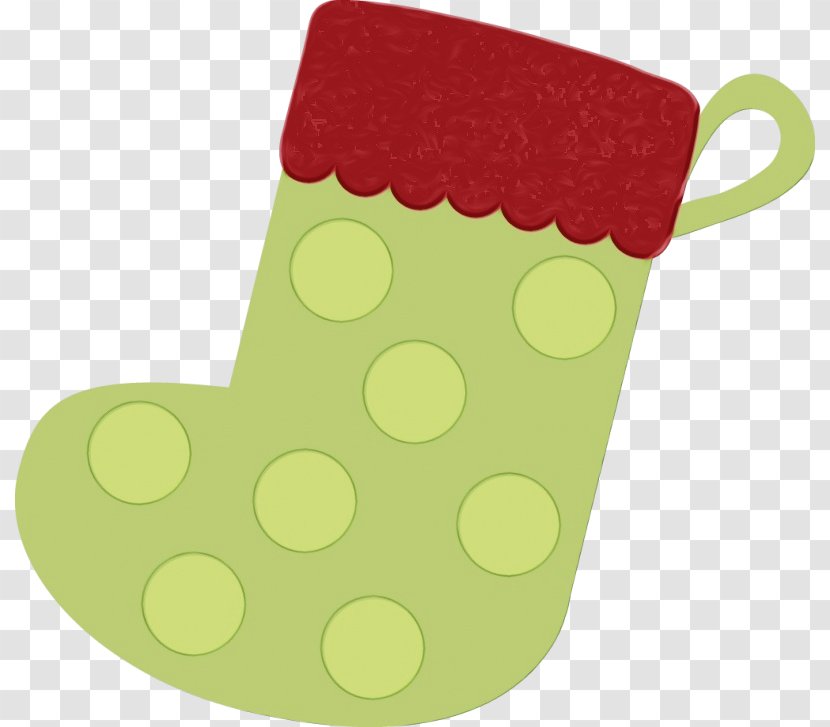 Christmas Stocking - Shoe - Green Transparent PNG