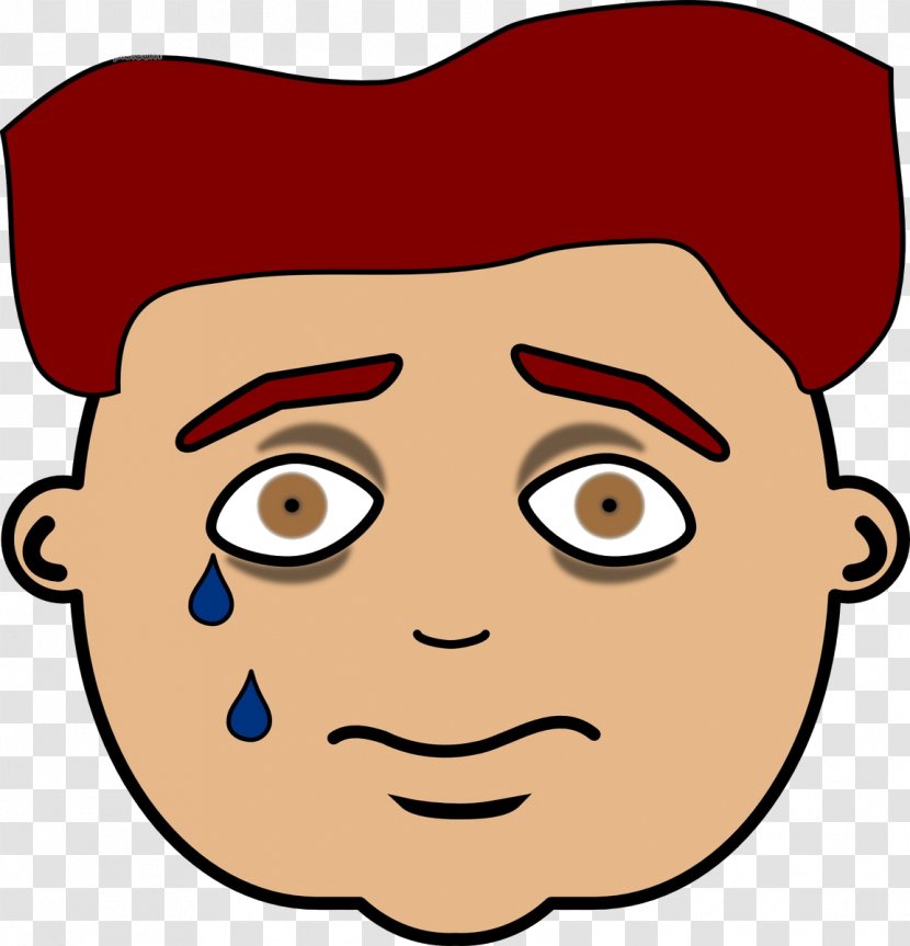 Smiley Face Free Content Clip Art - Mouth - Crying Man Transparent PNG