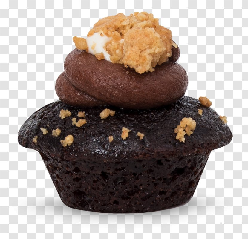 Muffin Cupcake S'more Chocolate Brownie Baked By Melissa - Cake Transparent PNG