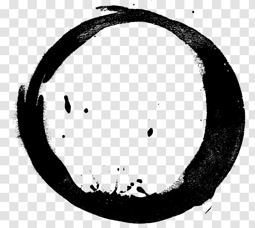 Circle Point Font - Monochrome Transparent PNG