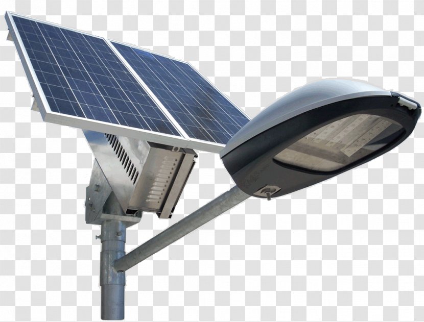 Solar Street Light Lamp Power Panels - Streetlight Transparent PNG