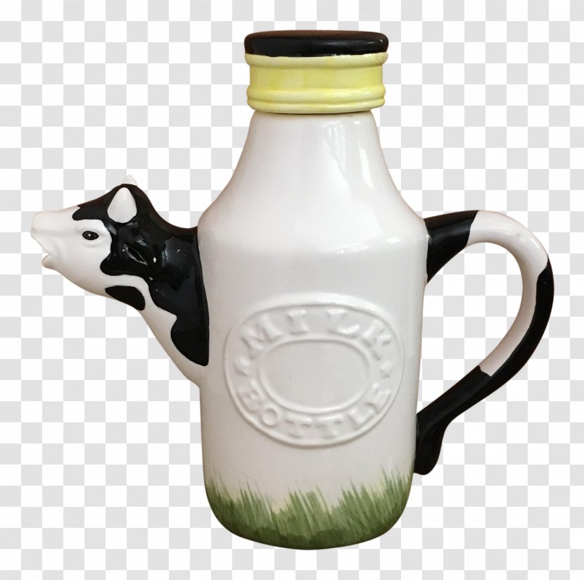 Jug Pitcher Mug Teapot - Drinkware - Hold Cows Milk Bottle Transparent PNG