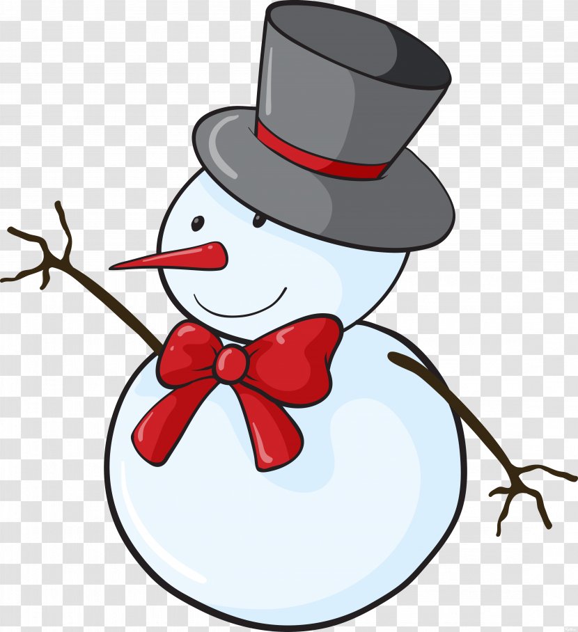 Royalty-free Snowman Clip Art - Black And White Transparent PNG