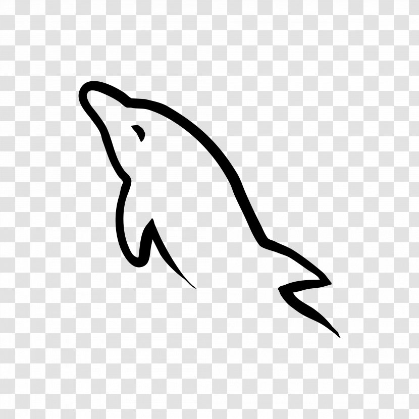 MySQL Database PHP - Fish - Black And White Transparent PNG