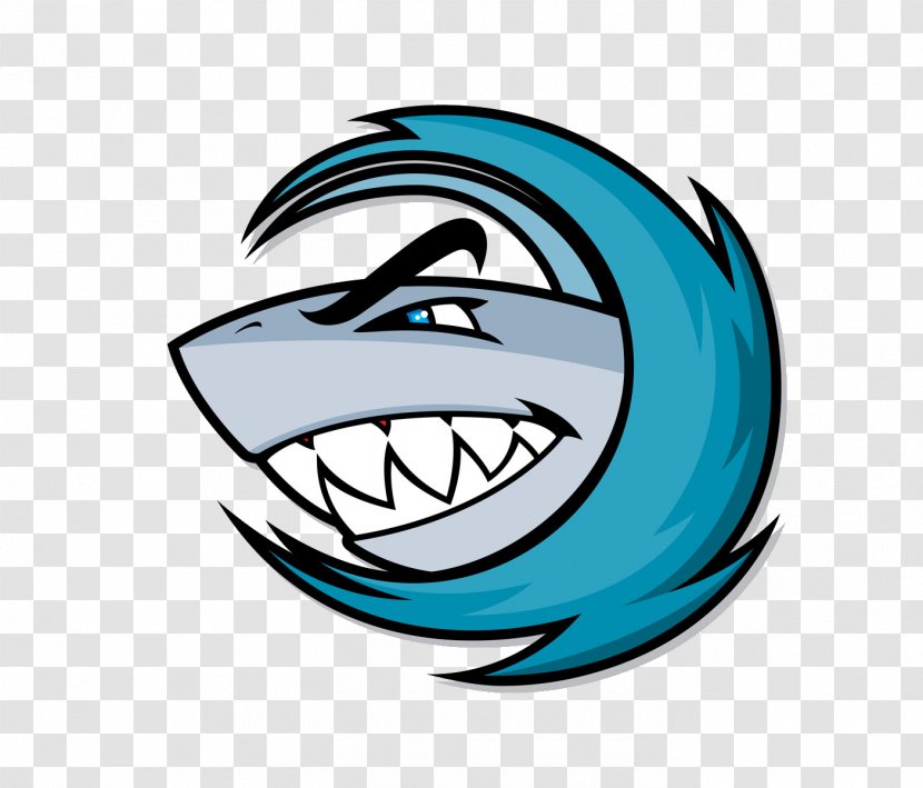 Shark Attack Mascot Machine Embroidery - Finning Transparent PNG