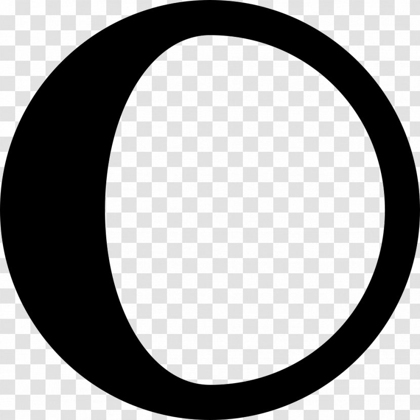 Lingkaran Icon - Oval - Monochrome Transparent PNG