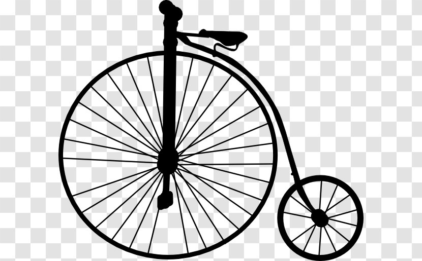 Bicycle Wheels Penny-farthing Cycling - Drivetrain Part - Car Vetor Transparent PNG