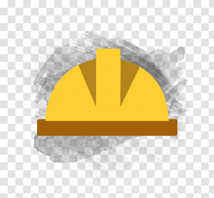 Yellow Headgear Logo Cap Transparent PNG