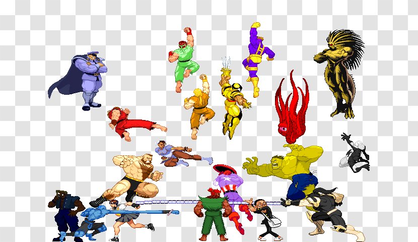 Marvel Super Heroes Vs. Street Fighter X-Men Capcom 3: Fate Of Two Worlds M.U.G.E.N - Sprite Transparent PNG