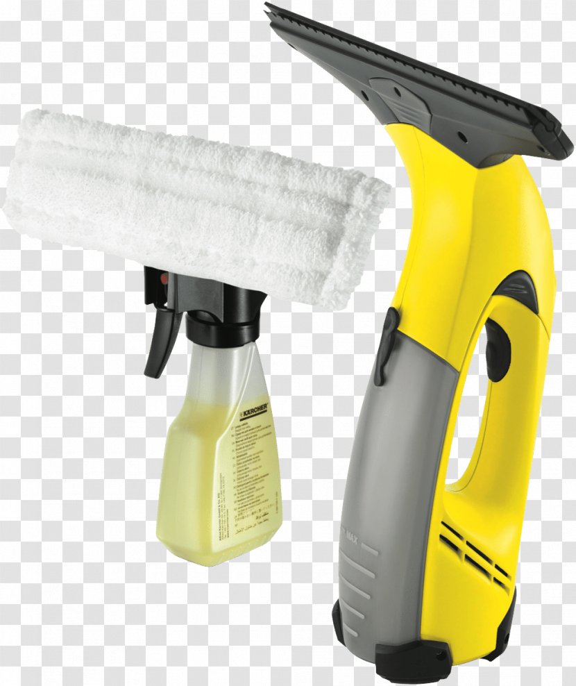 Window Cleaner Pressure Washers Karcher WV 50 Vac, Streak-Free Shine Vacuum - Yellow Transparent PNG