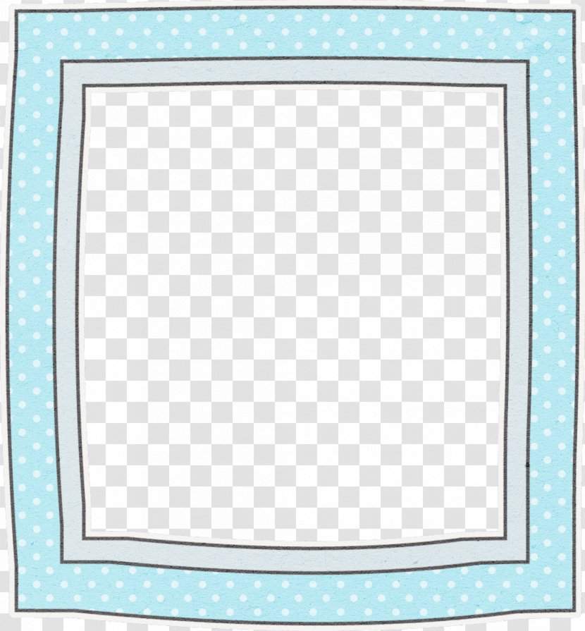 Blue Download Purple - Light Dotted Cartoon Hand Painted Square Frame Transparent PNG