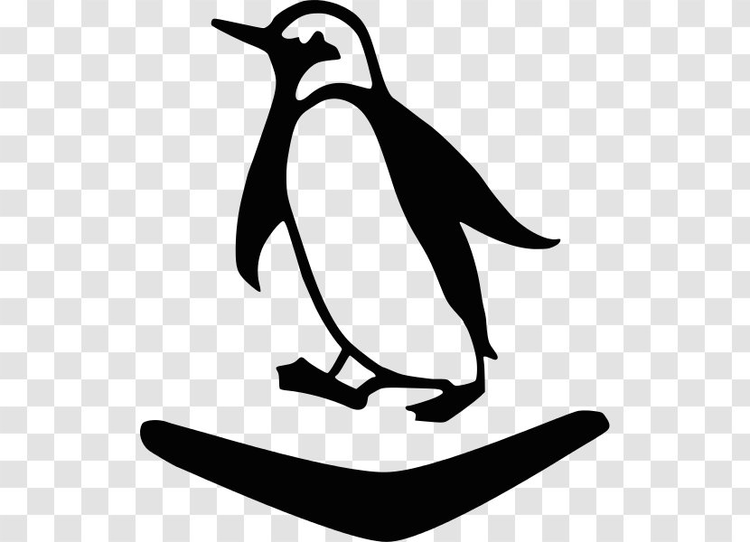 Penguin World War II 2nd Division Australian Army Clip Art - Blackandwhite Transparent PNG