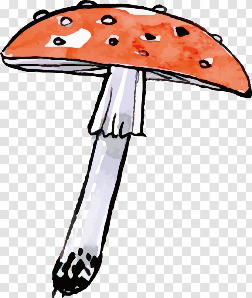 Mushroom Clip Art - Watercolor Painting - Mushrooms Vector Material Ink Transparent PNG