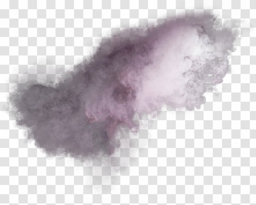 Powder Dust Explosion Violet - Cartoon Transparent PNG