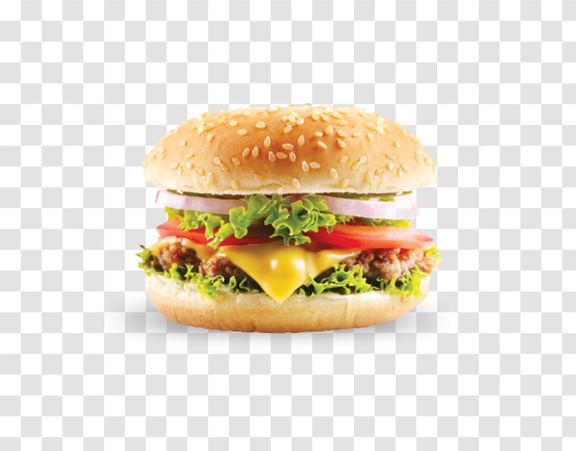 Hamburger Chicken Sandwich Cheeseburger Fast Food - Patty Transparent PNG