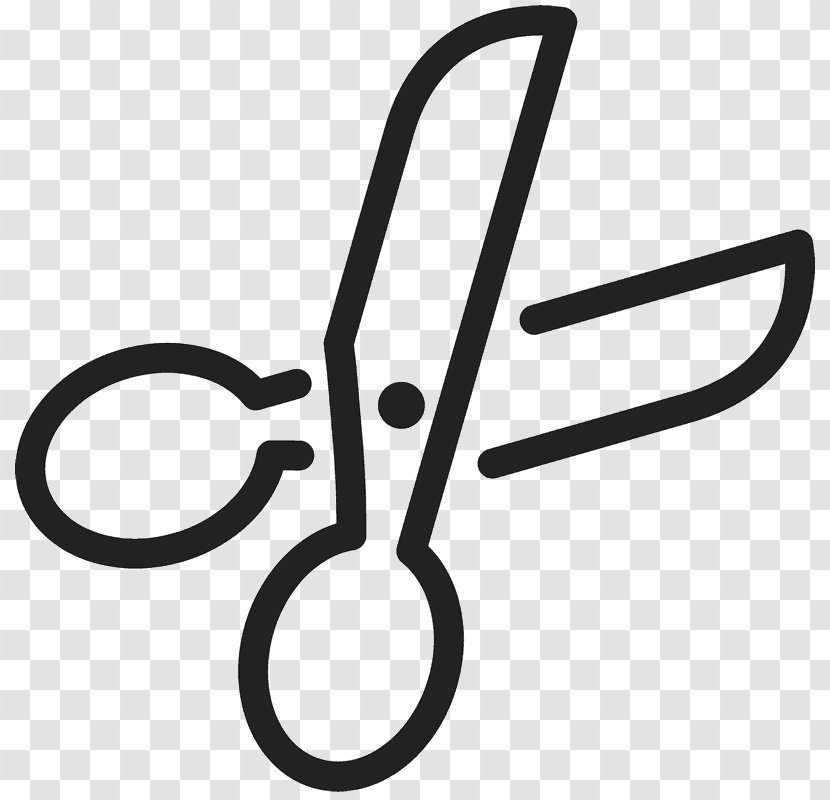 Rubber Stamp Safety Pin Scissors Textile - Black And White Transparent PNG
